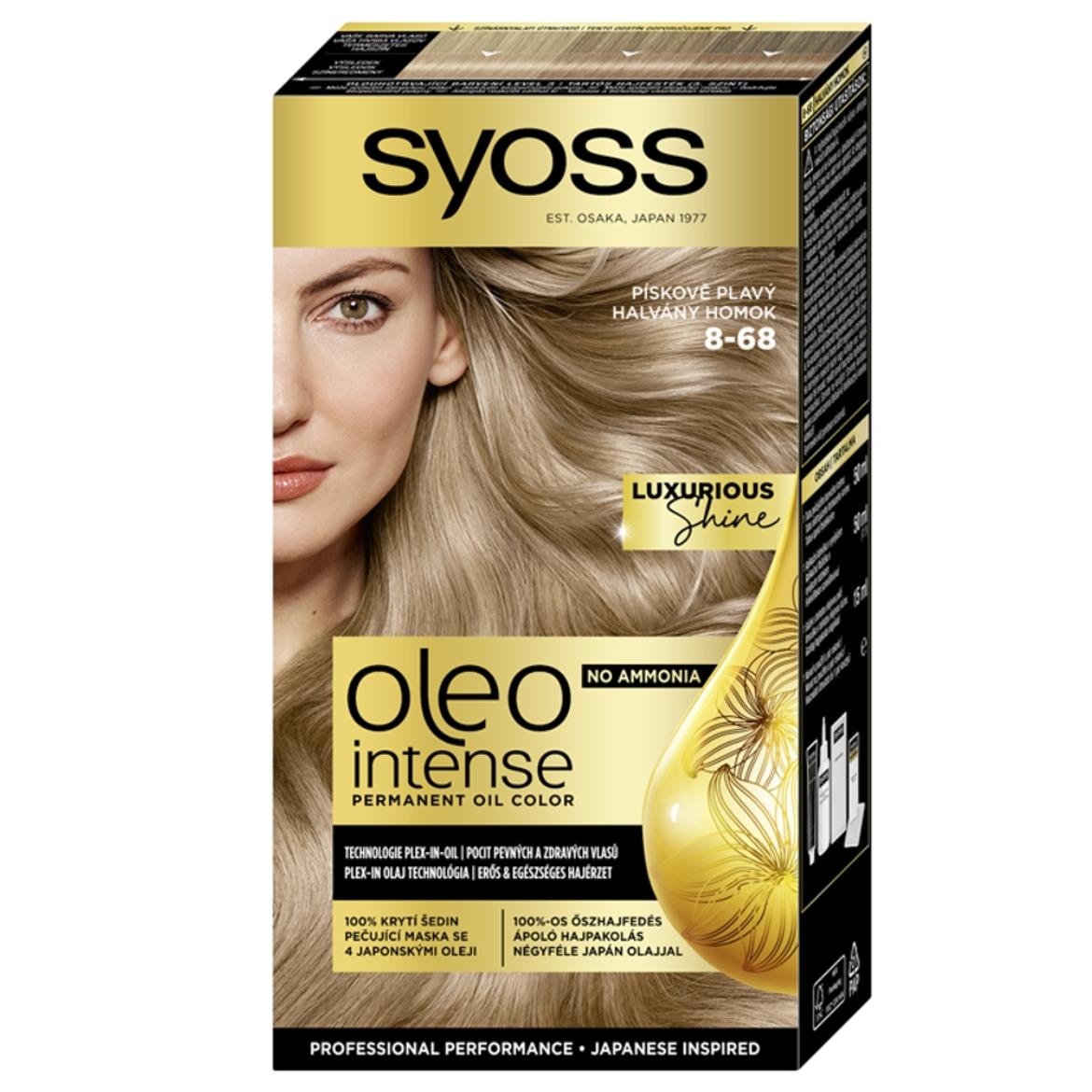 Syoss Oleo Intense tartós hajfesték 8-86 halvány homok
