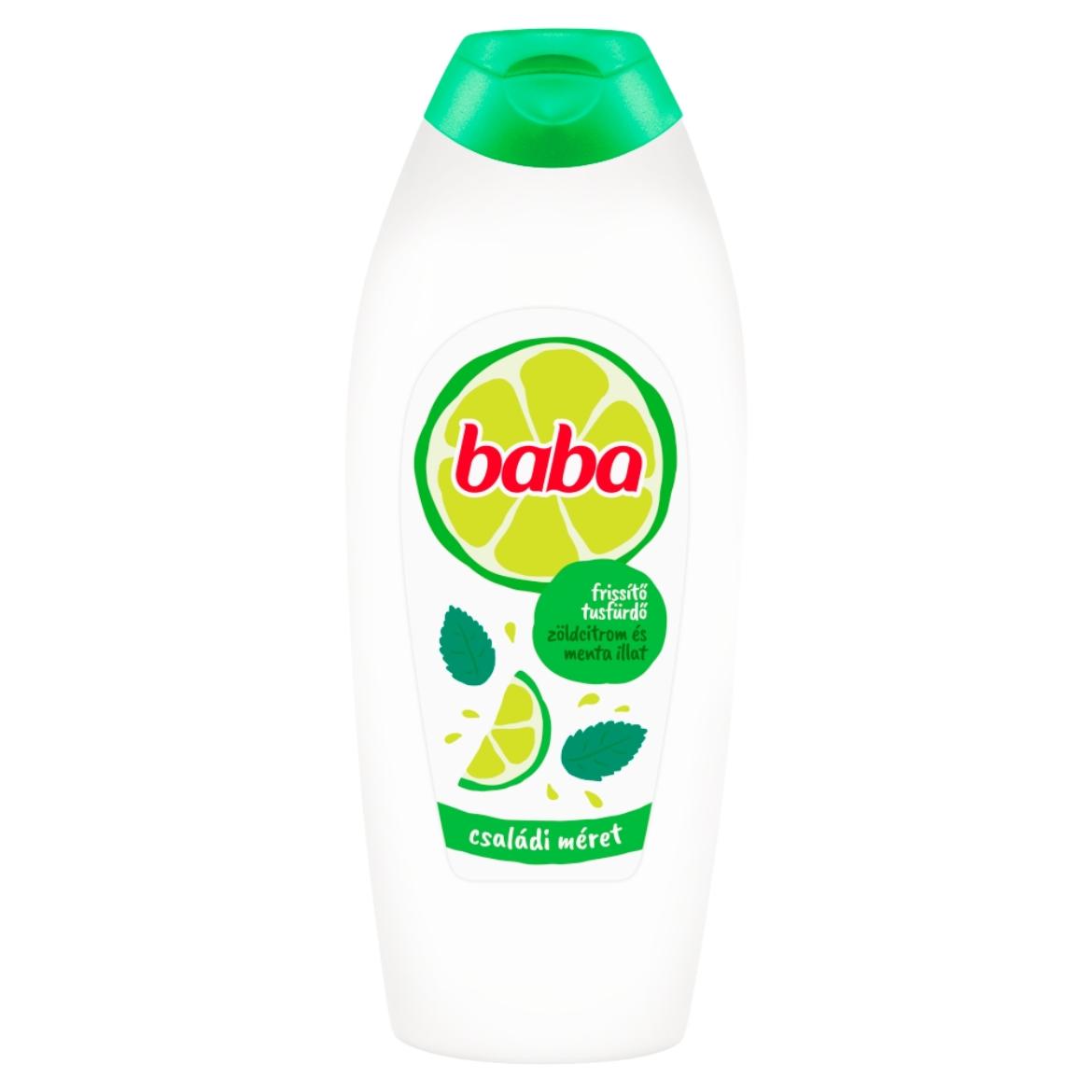 Baba zöldcitrom és menta frissítő tusfürdő