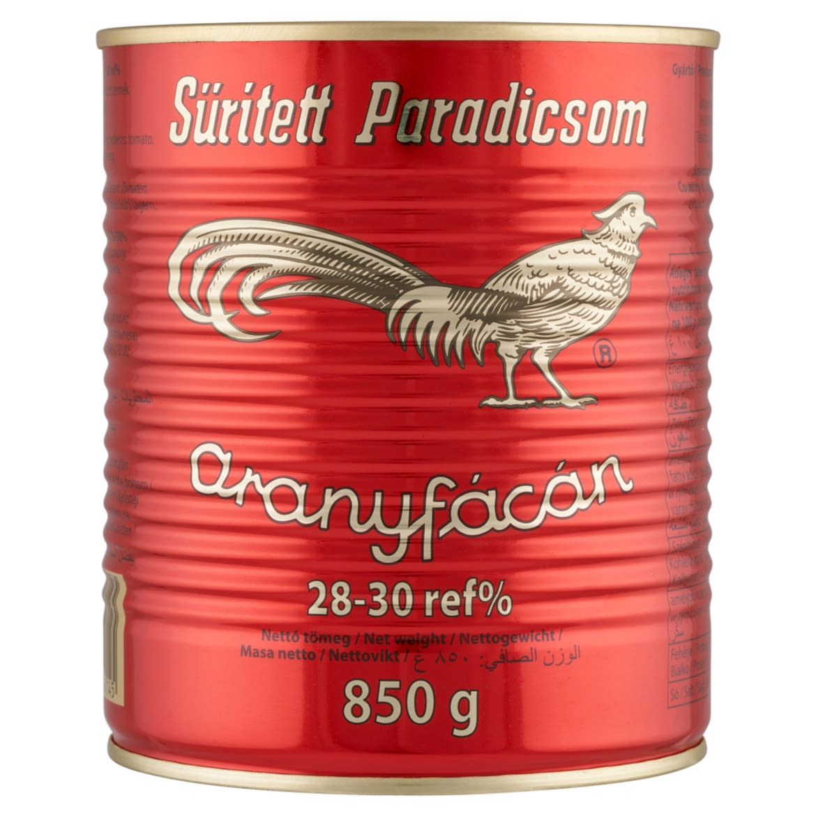 Aranyfácán sűrített paradicsom 28-30%