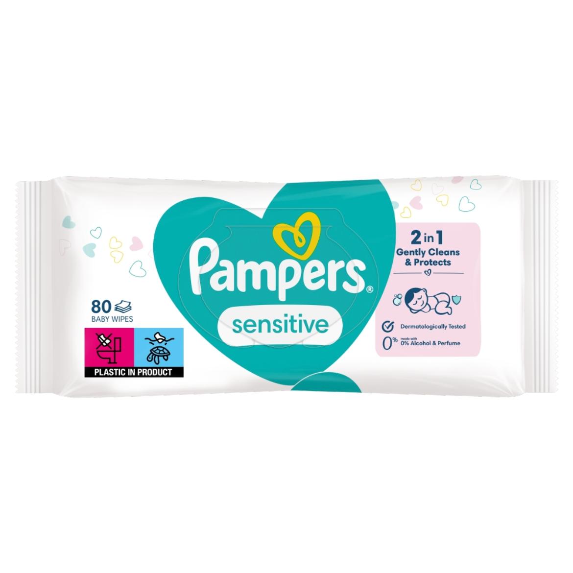 Pampers Sensitive Nedves Törlőkendő