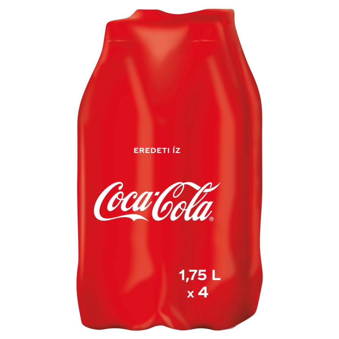 Coca Cola szénsavas üdítőital, 4x1,75 L
