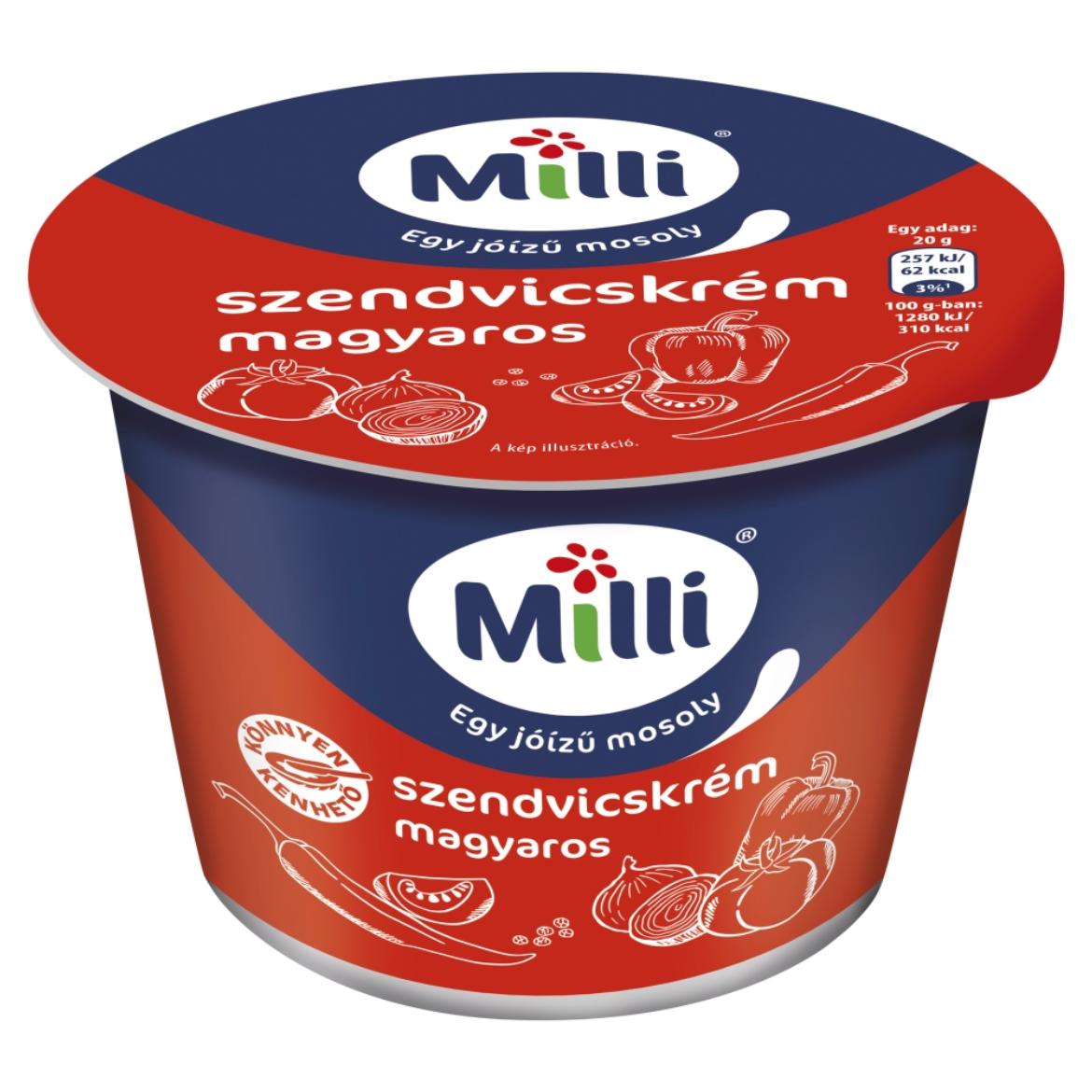 Milli magyaros szendvicskrém