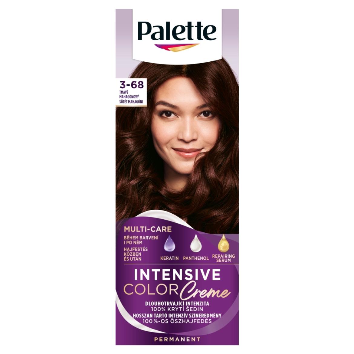 Schwarzkopf Palette Intensive Color Creme tartós hajfesték 3-68 sötét mahagóni (R2)