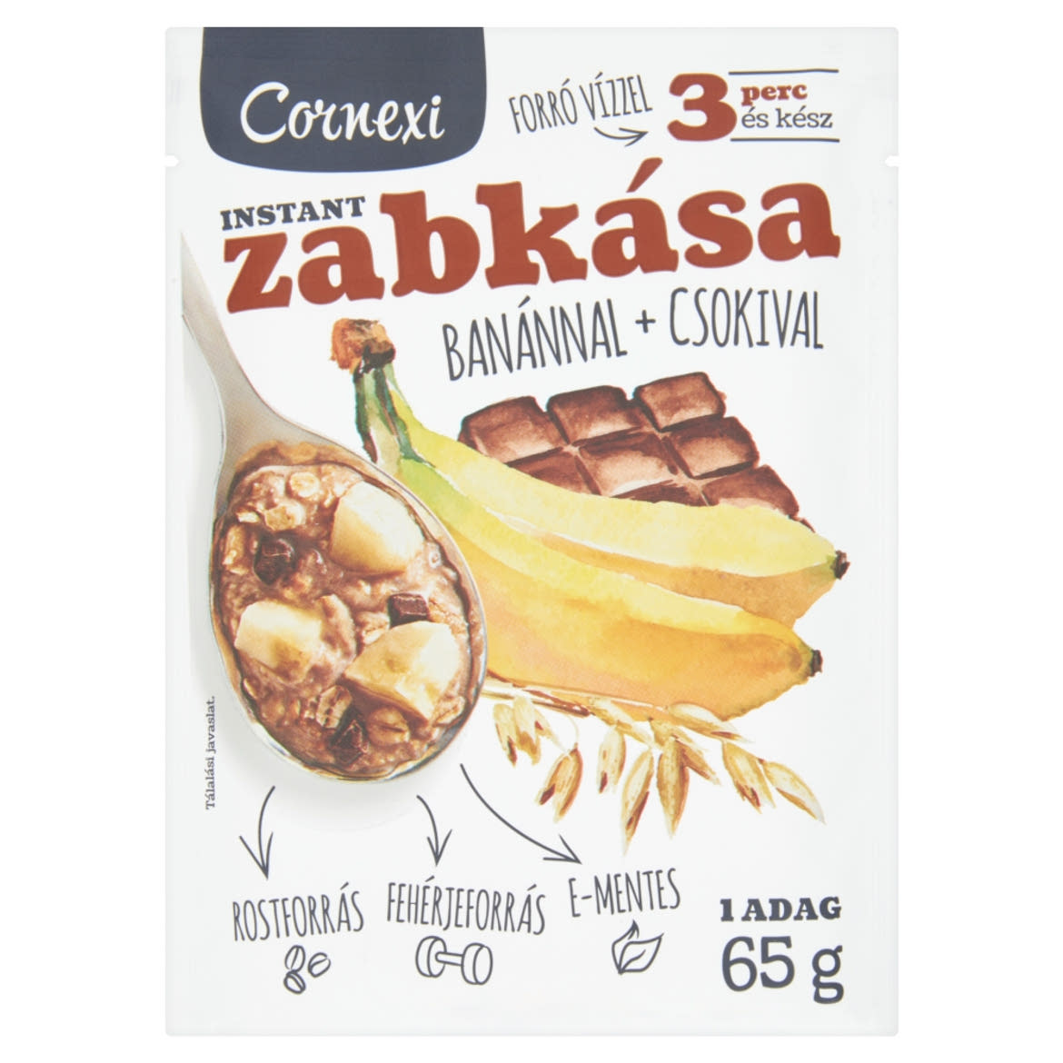 Cornexi banános-csokis zabkása