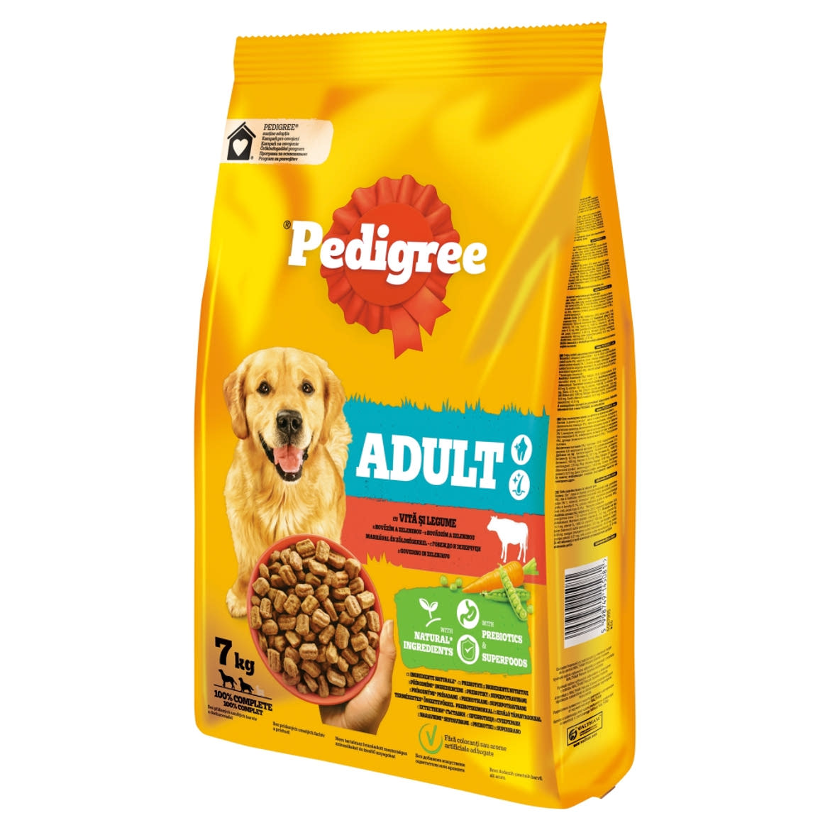 Pedigree M/L adult száraz kutyaeledel marha&zöldség