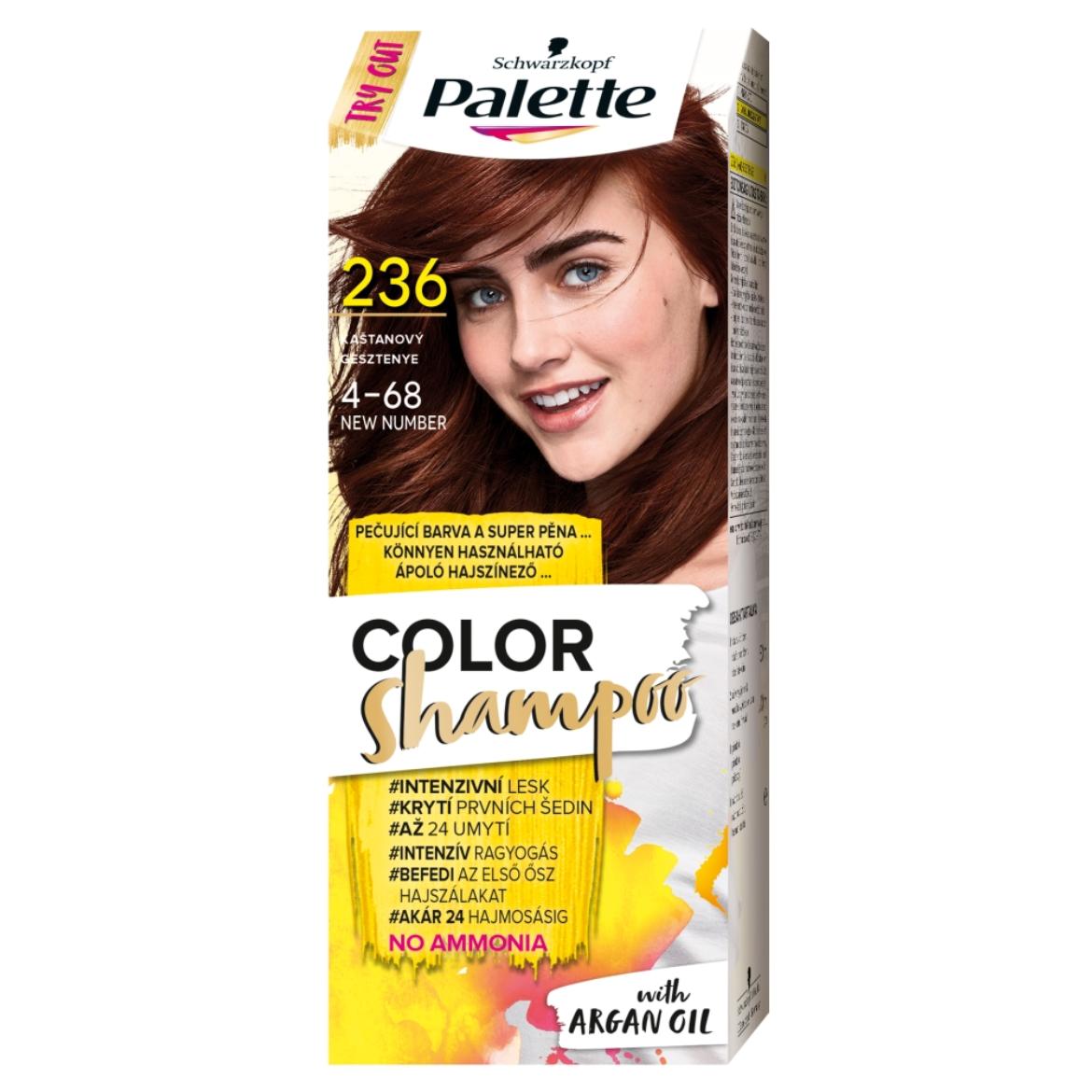 Schwarzkopf Palette Color Shampoo hajfesték 236 gesztenye