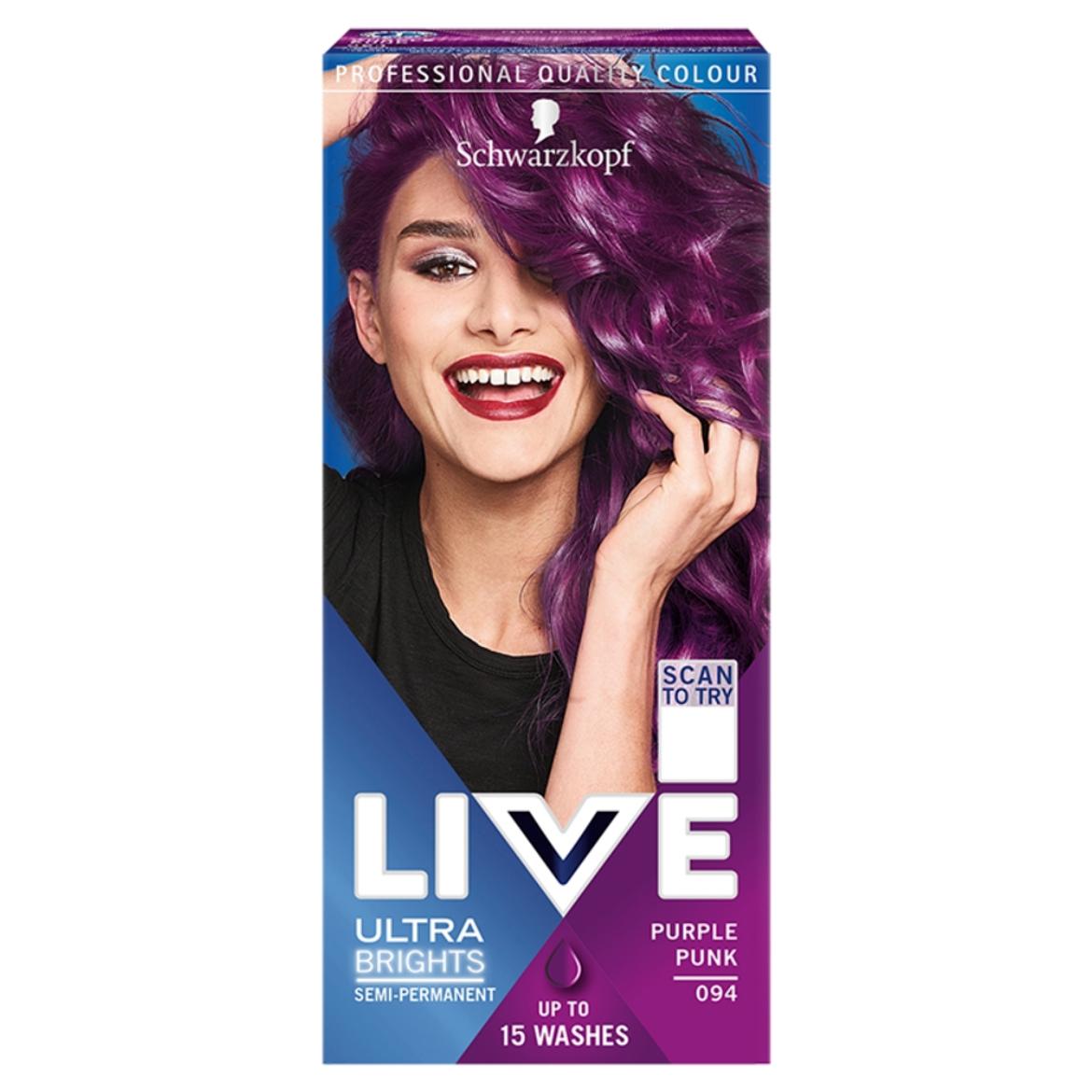 Schwarzkopf Live hajszínező 094 Lila punk