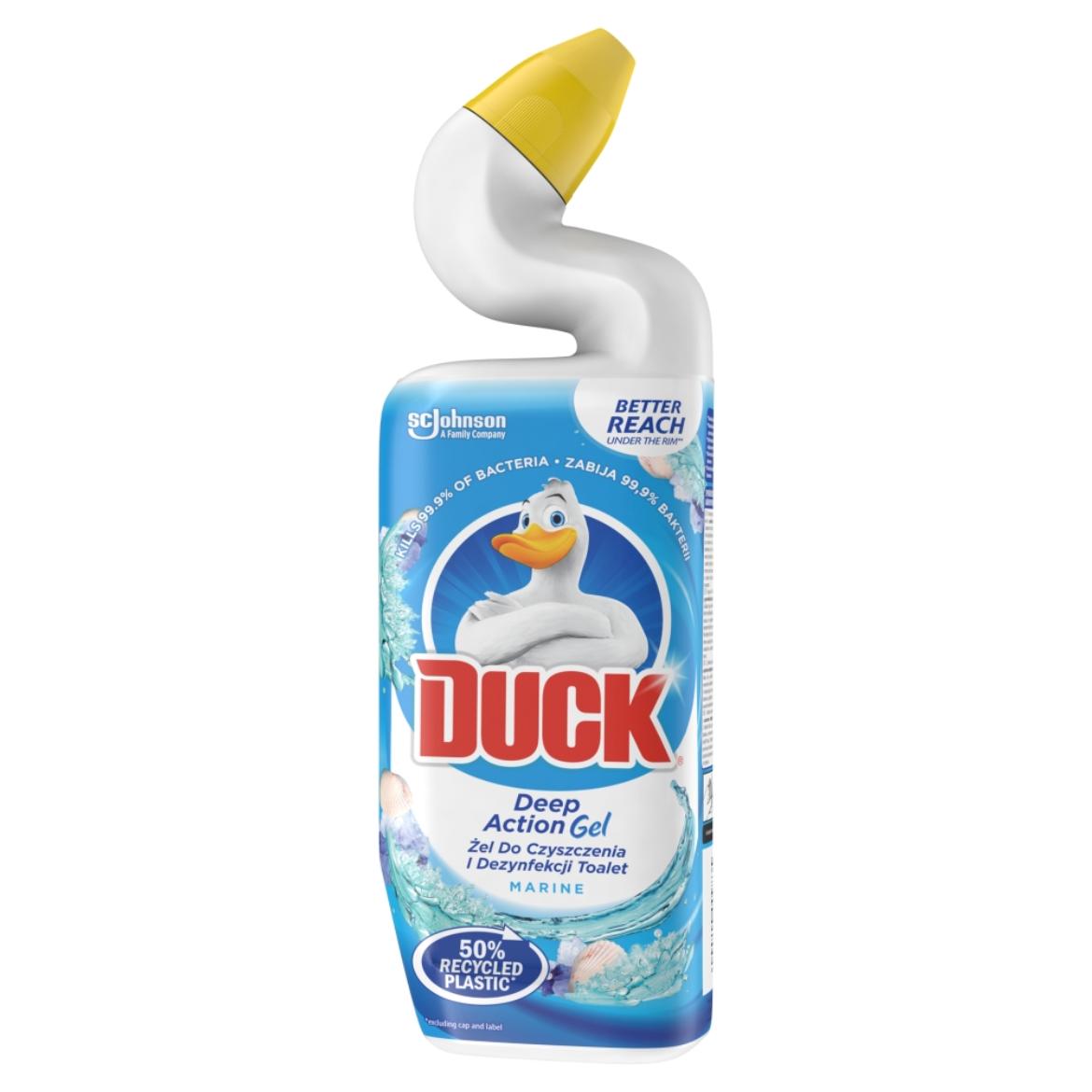 Duck Deep Action Gel WC-tisztító fertőtlenítő gél marine illattal