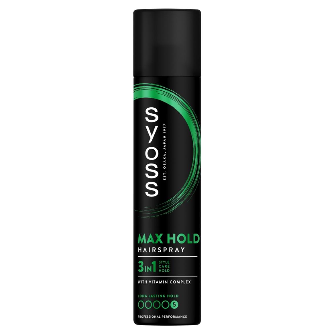 Syoss Max Hold mega erős hajlakk