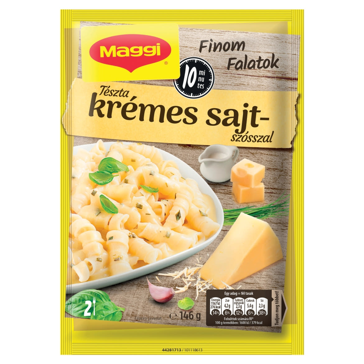 Maggi Finom Falatok Tészta négysajtos szósszal