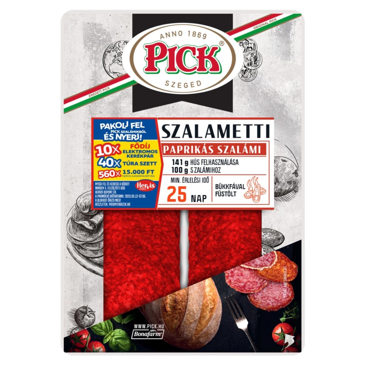 PICK Szalametti szeletelt paprikás szalámi 70 g