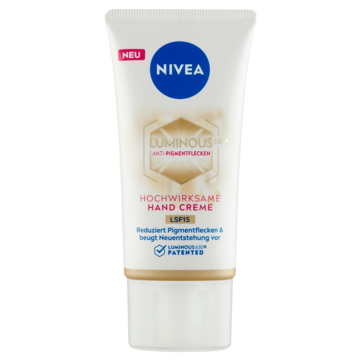 Nivea Luminous 630 pigmentfoltok elleni kézkrém