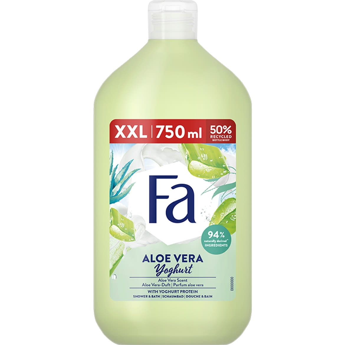 Fa Aloe Vera Yoghurt tus- és habfürdő,