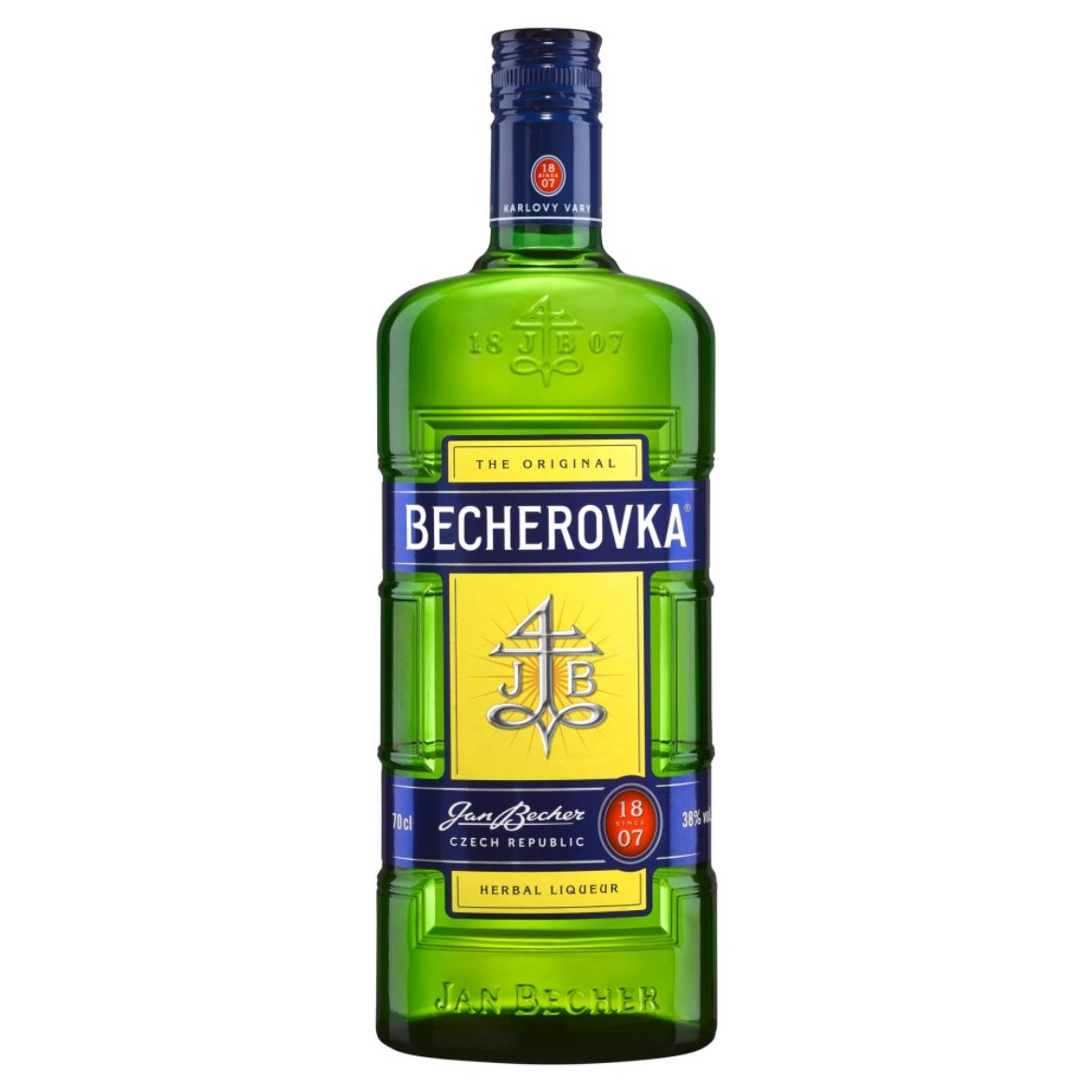Becherovka gyógynövény likőr 38%