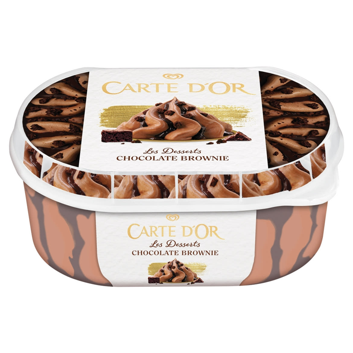 Carte D'Or Gelateria Chocolate Brownie csokoládés jégkrém brownie sütemény darabkákkal