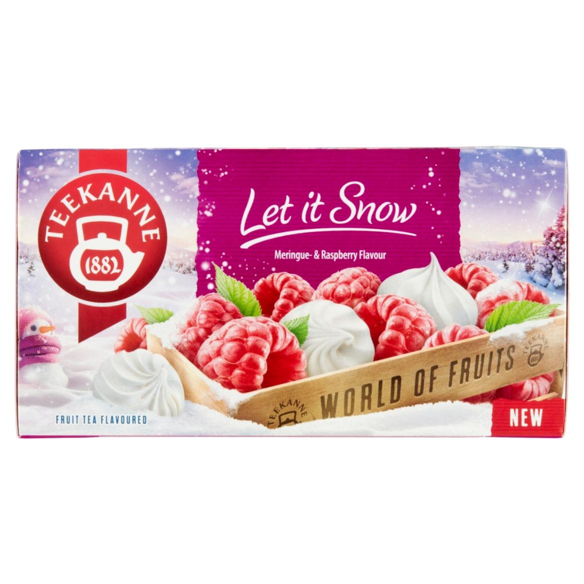 Teekanne World of Fruits Let it Snow habcsók és málna ízesítésű gyümölcstea keverék