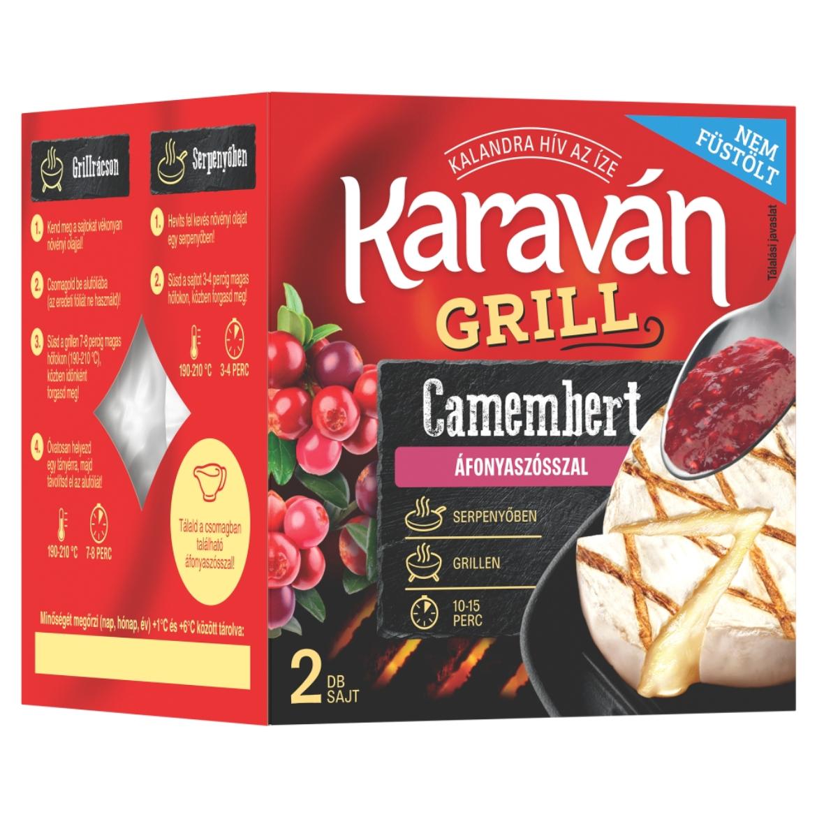 Karaván Grill camembert áfonyaszósszal 2 x 100 g + 30 g szósz