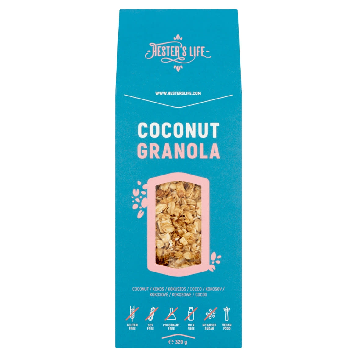 Hester's Life kókuszos granola