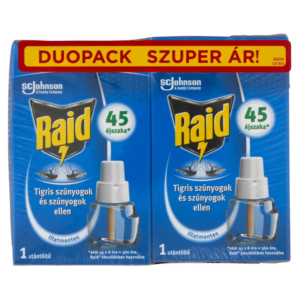 Raid® elektromos párologtató utántöltő 45 éjszaka 2x