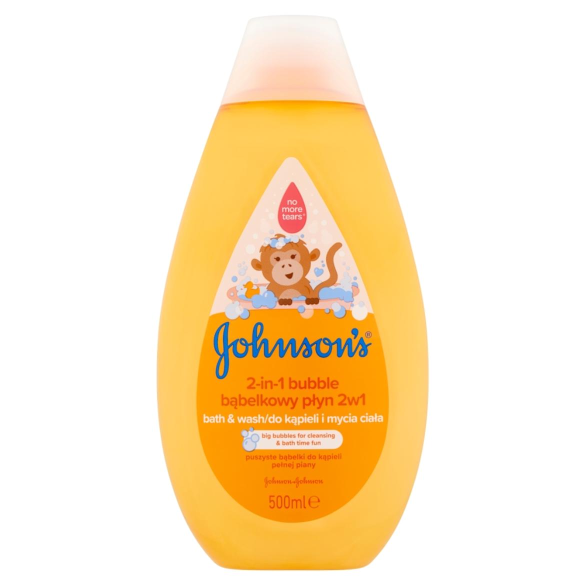 JOHNSON'S® 2 az 1-ben buborékos fürdető és tusfürdő gyermekeknek