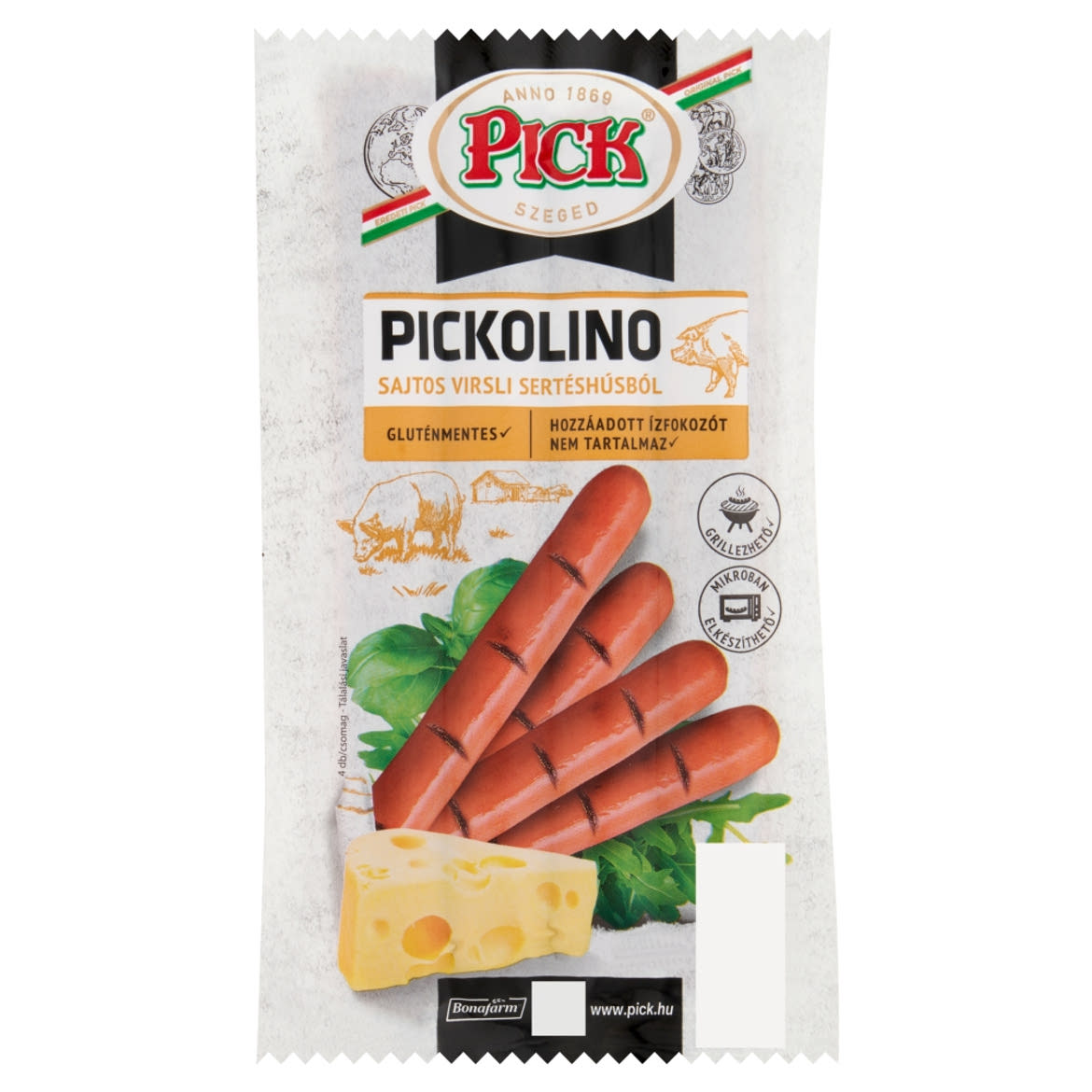 Pick Pickolino sajtos virsli