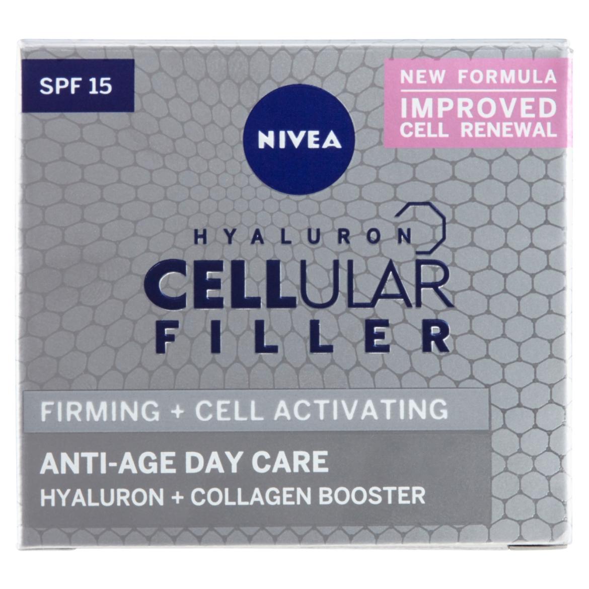 NIVEA Hyaluron Cellular Filler feszesítő nappali arckrém SPF 15