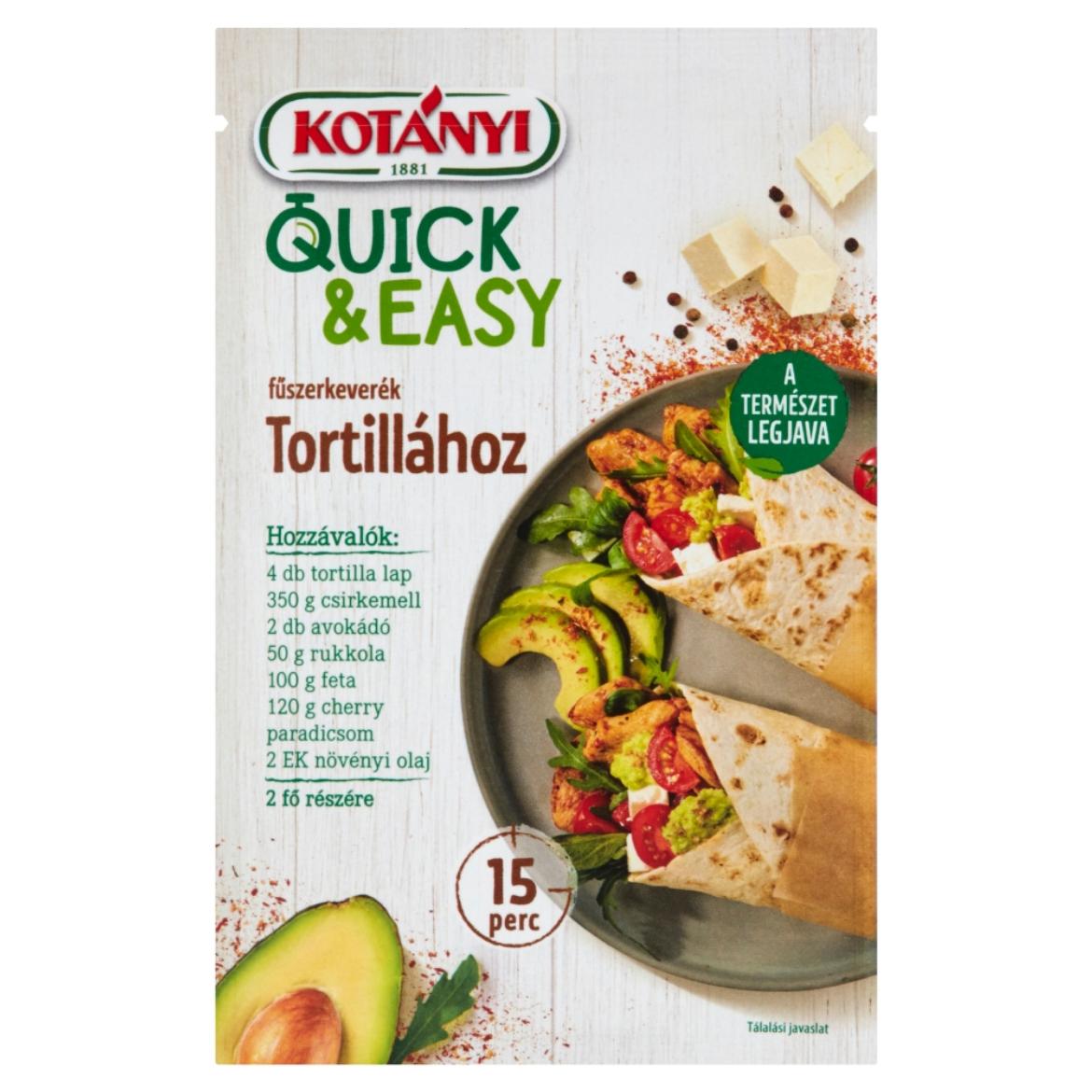 Kotányi Quick & Easy fűszerkeverék tortillához