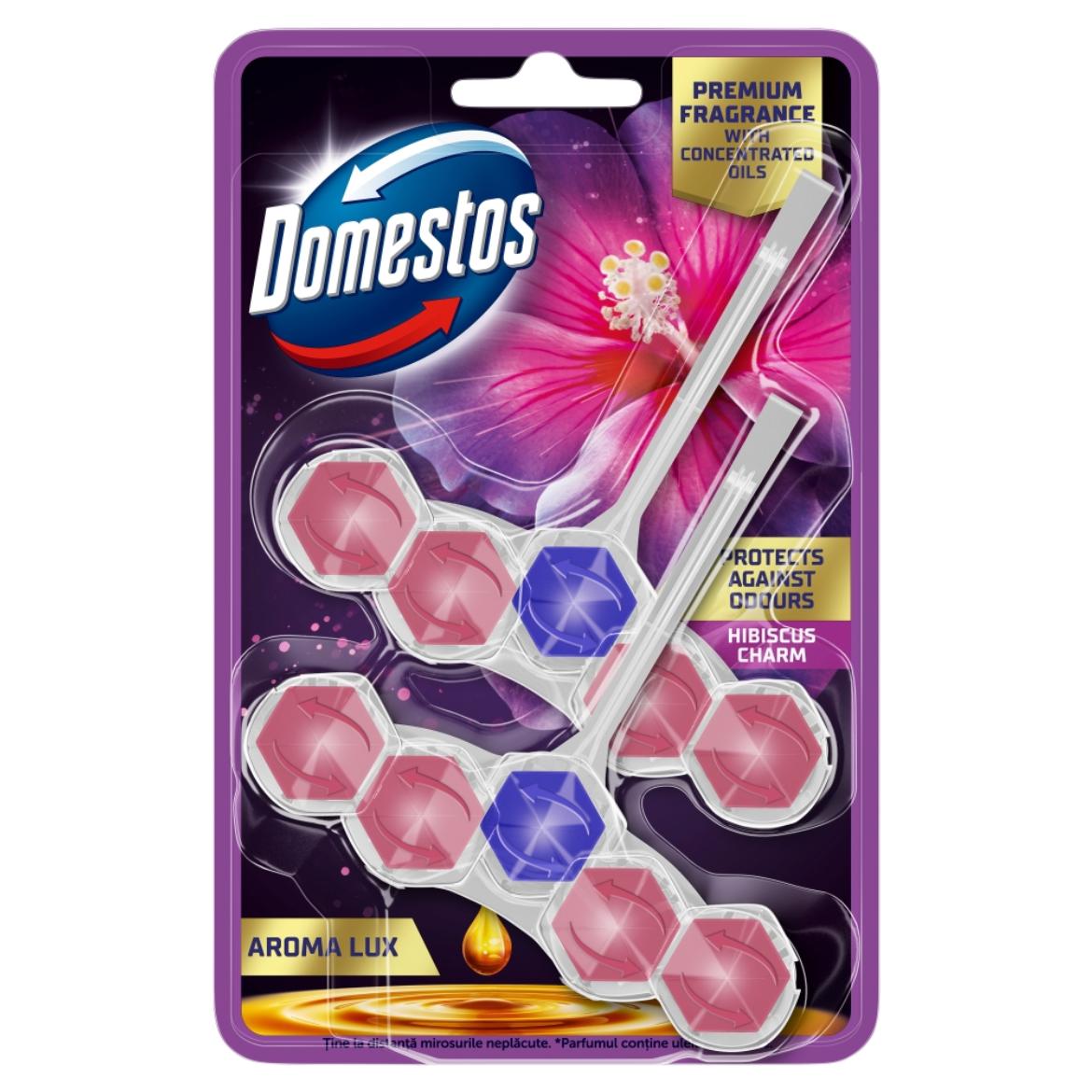 Domestos Aroma Lux Hibiscus Charm WC illatosító 2x