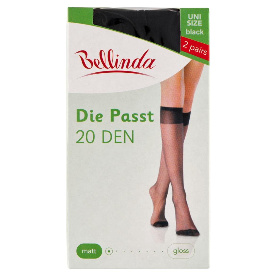 Bellinda Die Passt Uni Size 20 den fekete 3/4 térdharisnya 2 pár