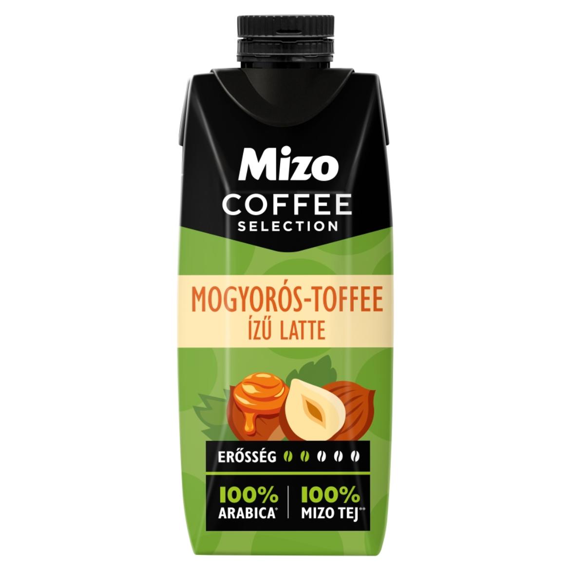 Mizo Coffee Selection Latte mogyorós-toffee ízű UHT zsírszegény kávés tej
