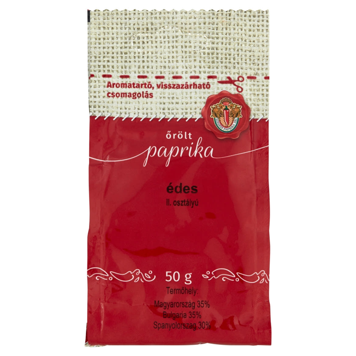 Szegedi Paprika II. osztályú édes őrölt paprika