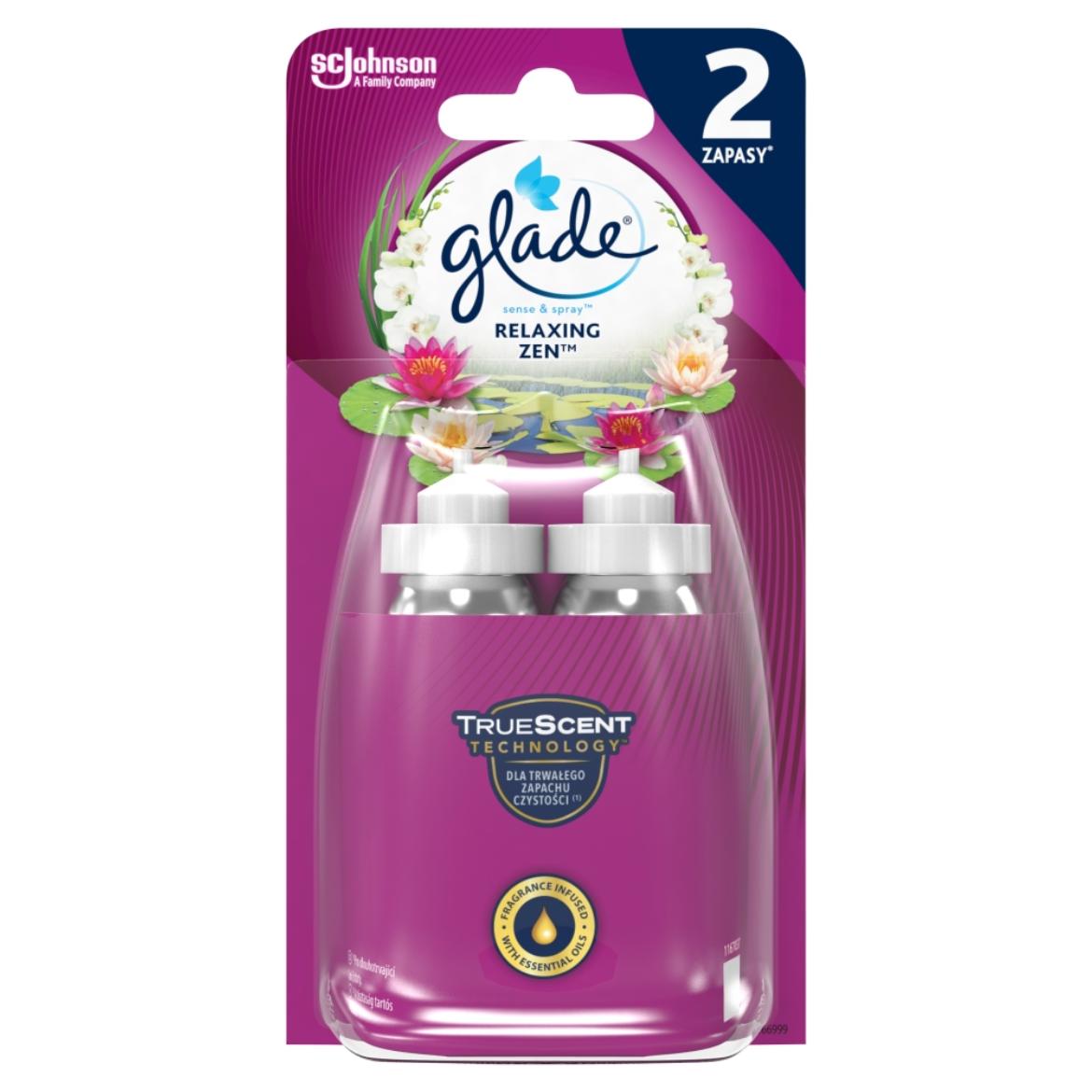 Glade Sense & Spray Relaxing Zen automata légfrissítő utántöltő 2 x