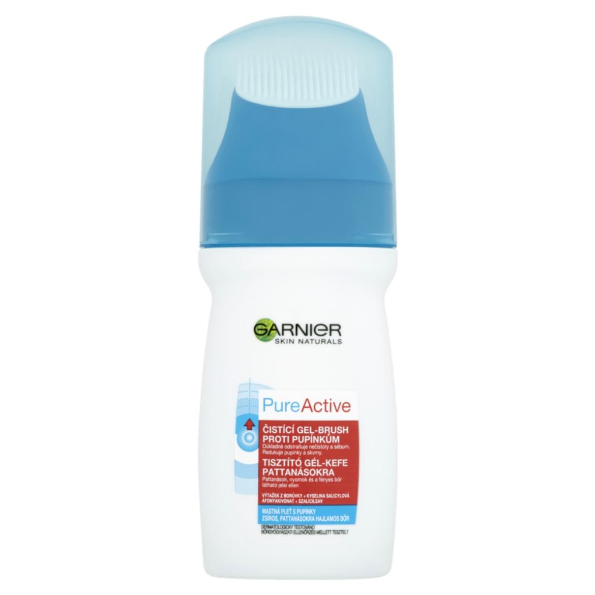 Garnier Skin Naturals Pure Active Tisztító Gél-kefe Pattanásokra