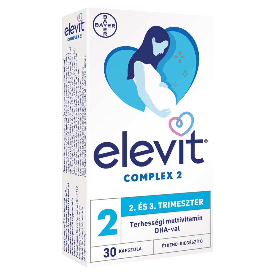 Elevit Complex 2 terhességi multivitamin étrend-kiegészítő kapszula