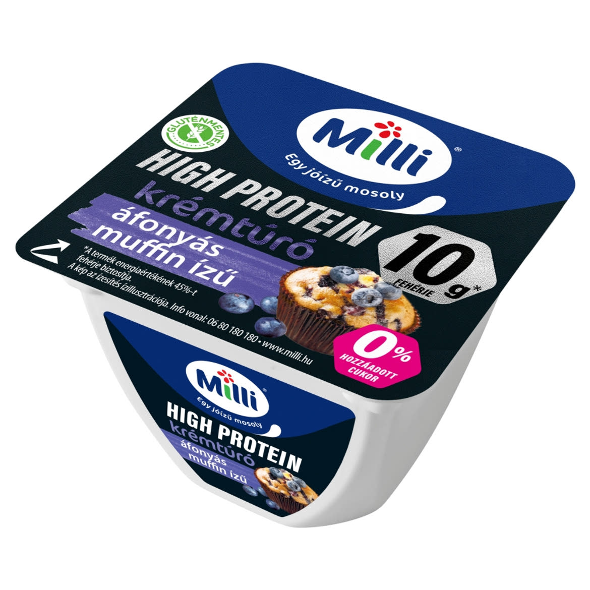 Milli Krémtúró proteines áfonyás muffin ízű 150g