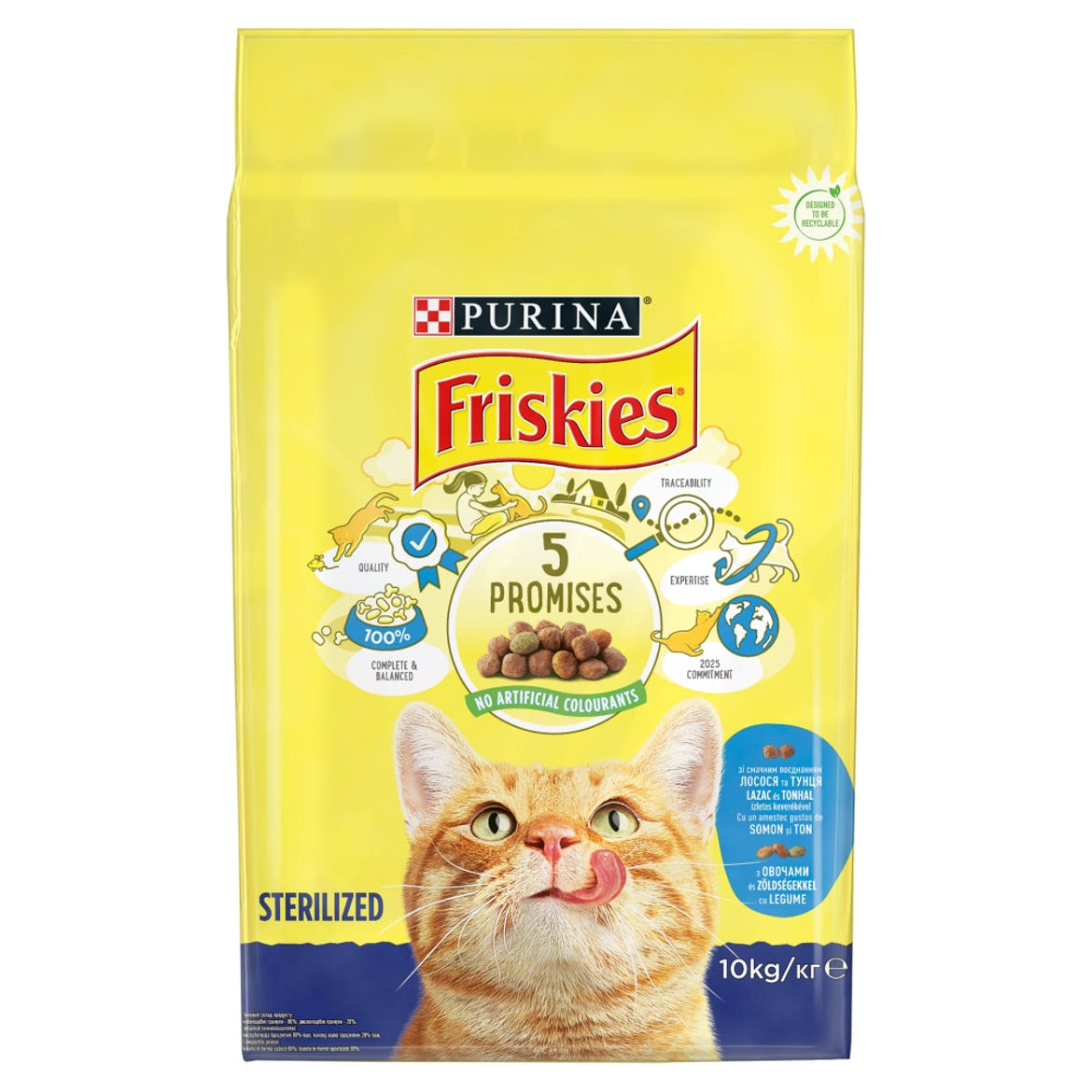 Friskies macska szárazeledel steril