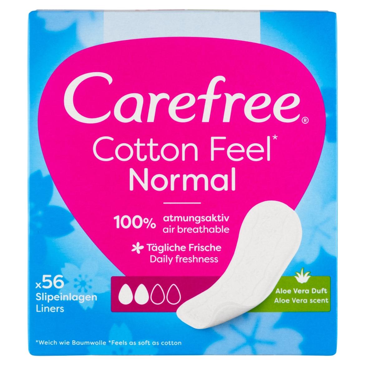 Carefree Cotton Feel Normal tisztasági betét aloe vera illattal