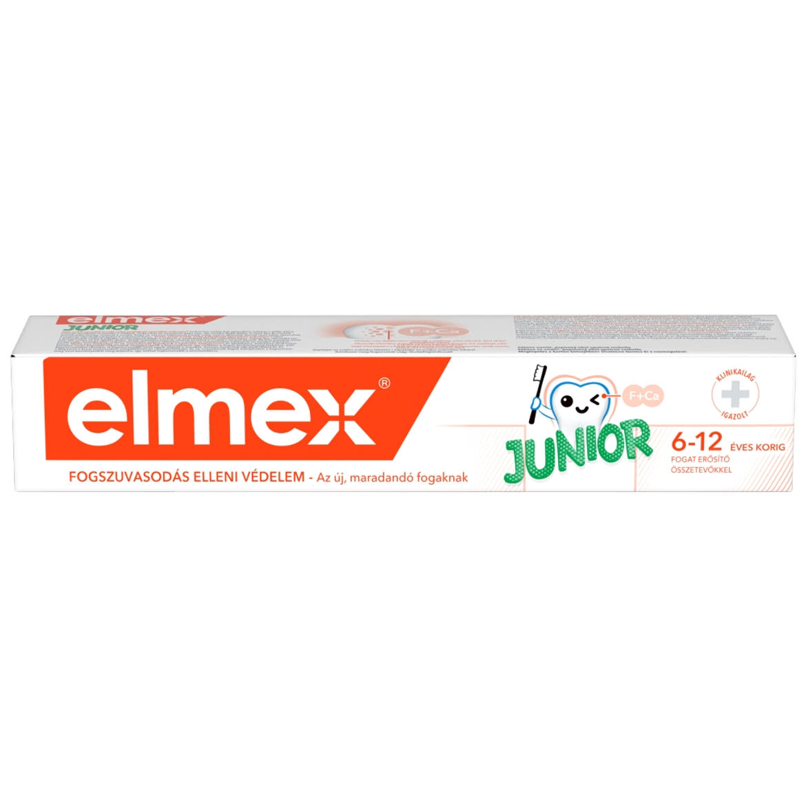 elmex Junior fluoridos fogkrém  6-12 éves korig