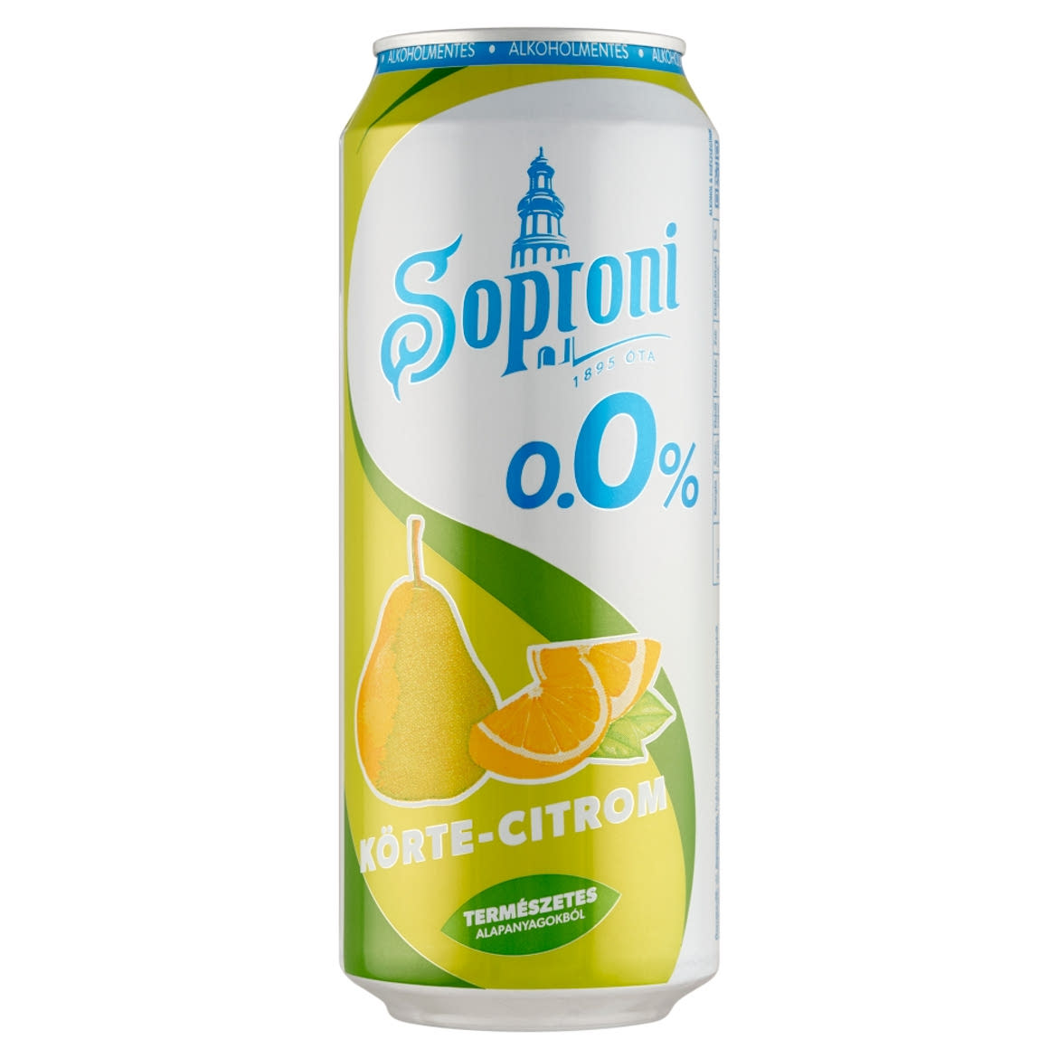 Soproni körte-citrom ízű alkoholmentes sörital