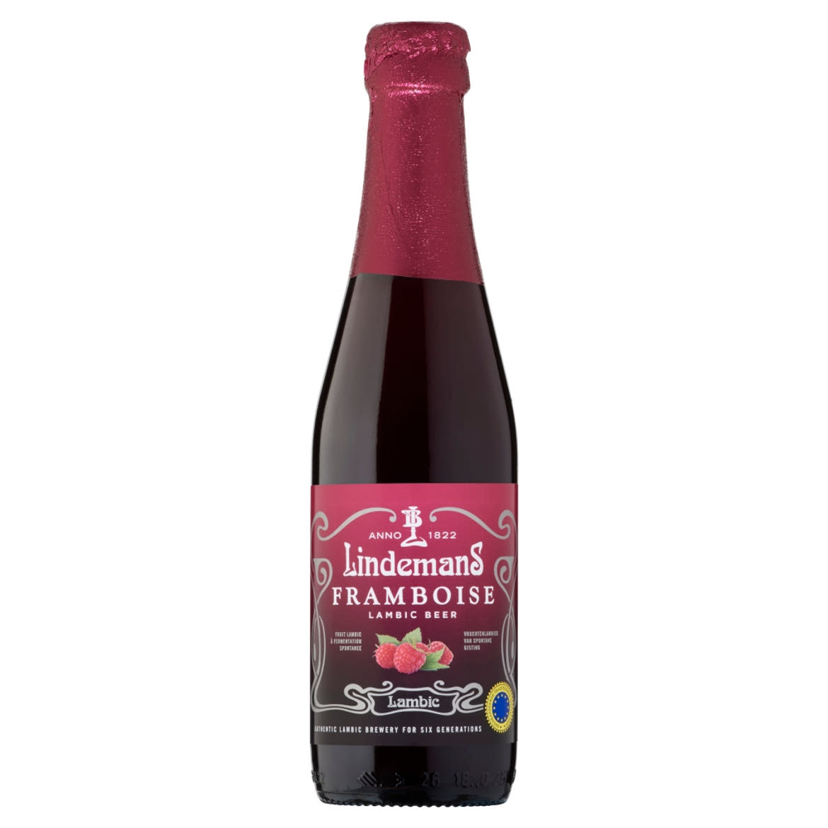 Lindemans Framboise belga málnás lambic sör 2,5%