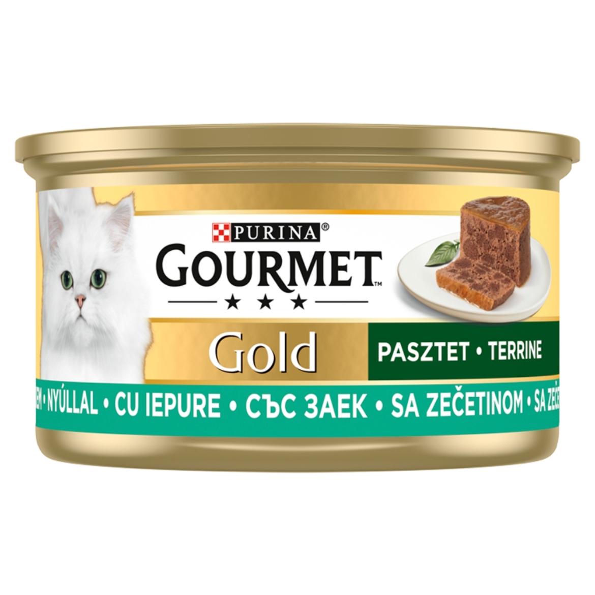 Gourmet Gold nyúllal terrine nedves macskaeledel