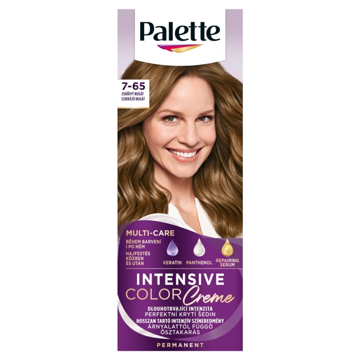 Schwarzkopf Palette Intensive Color Creme tartós hajfesték 7-65 szikrázó nugát (LG5)