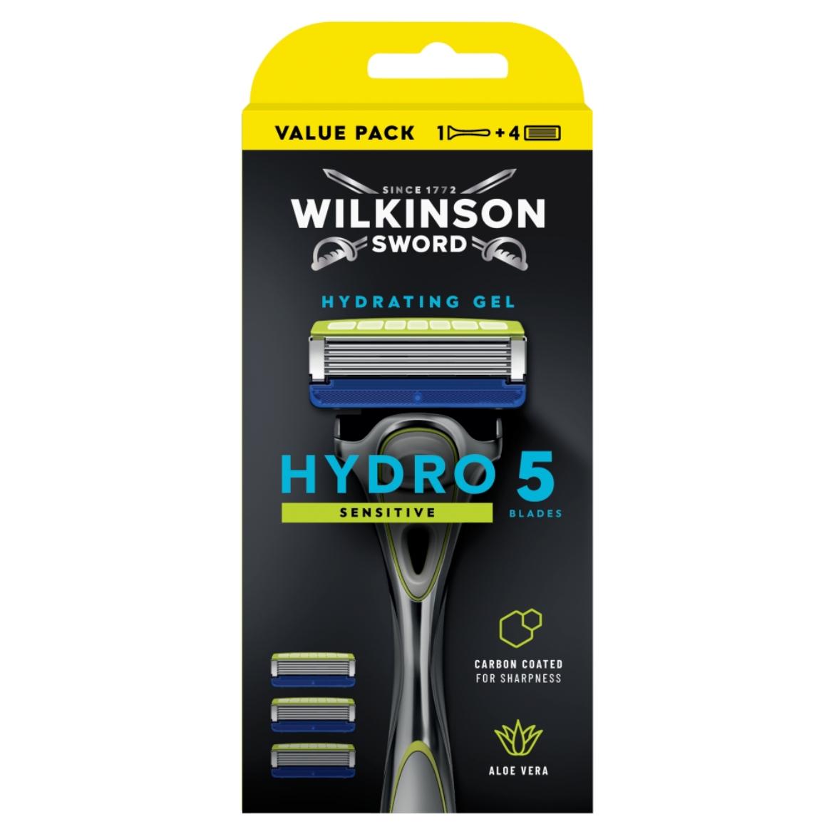 Wilkinson Hydro 5 borotva + 4 borotvabetét 5 pengés