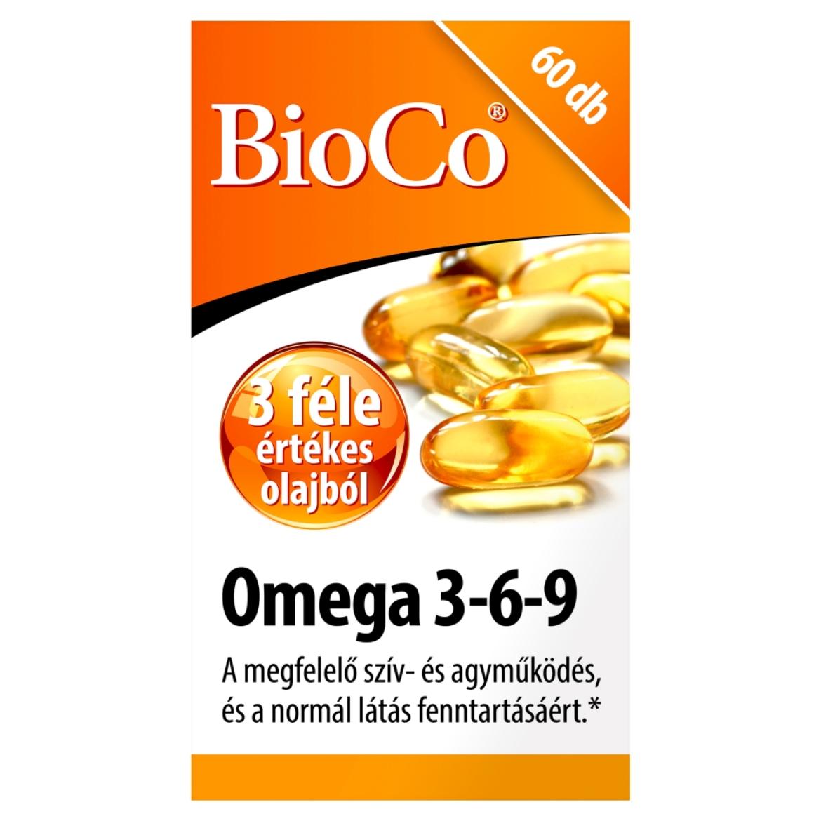 BioCo Omega 3-6-9 lágyzselatin kapszula