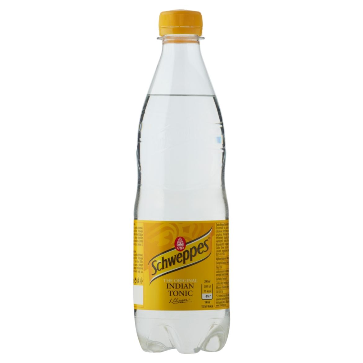 Schweppes Indian Tonic tonic kivonattal készült szénsavas üdítőital