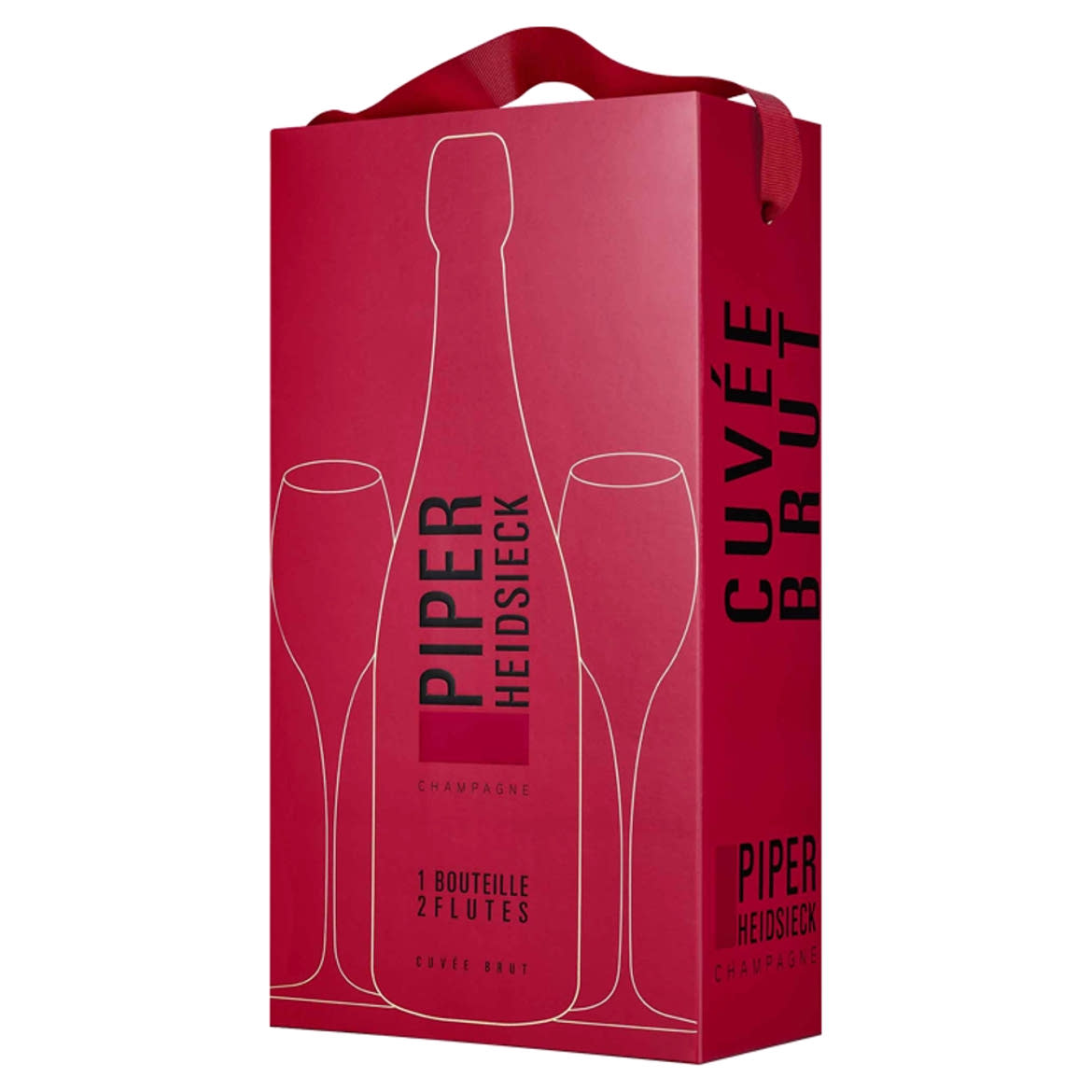 Piper-Heidsieck Cuvée Brut Flute Set díszdobozban száraz pezsgő 12% 0,75 l