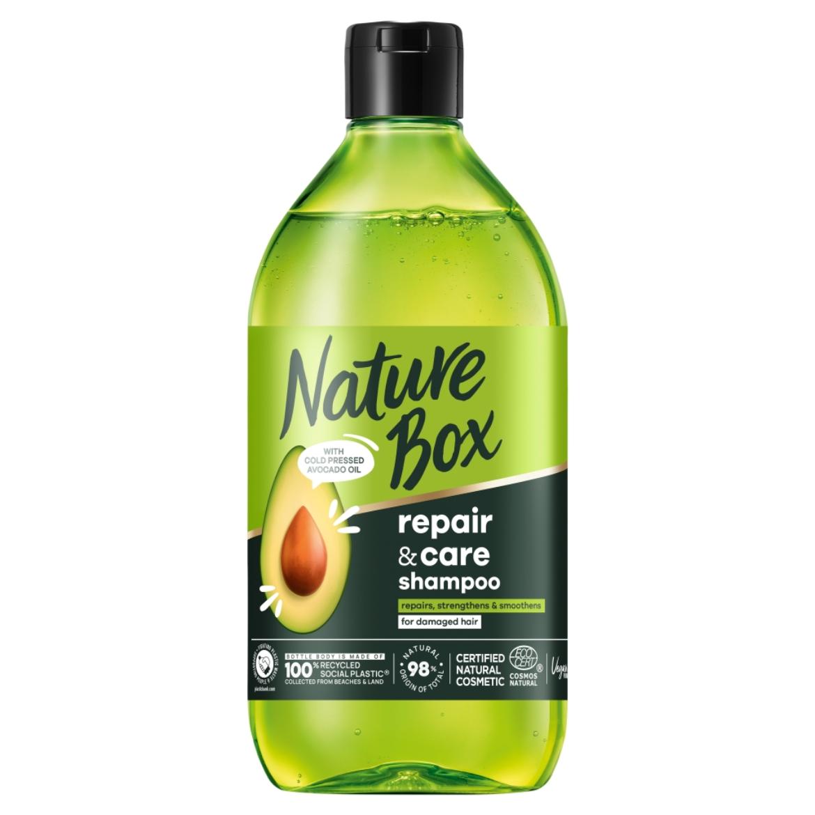Nature Box Avokádó sampon a regenerált hajért