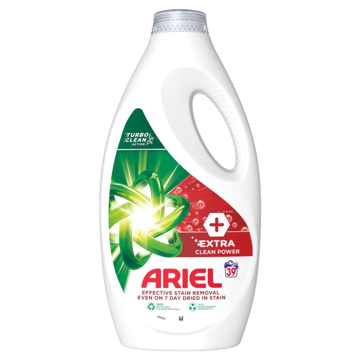 Ariel Folyékony Mosószer 1.95l, 39 Mosáshoz, +Extra Clean Power