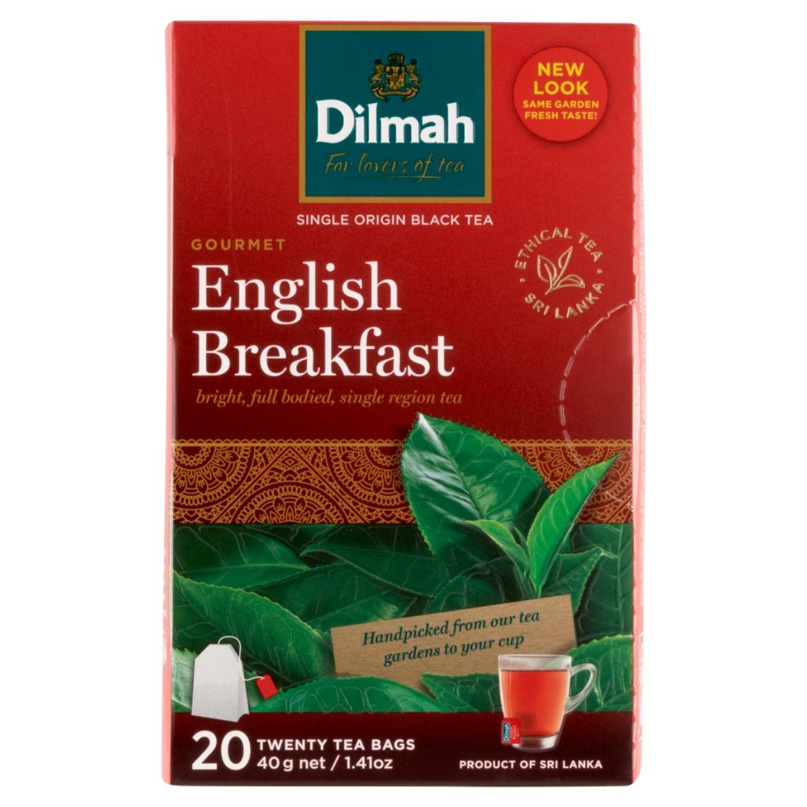Dilmah English Breakfast filteres fekete tea 20 filter 40 g