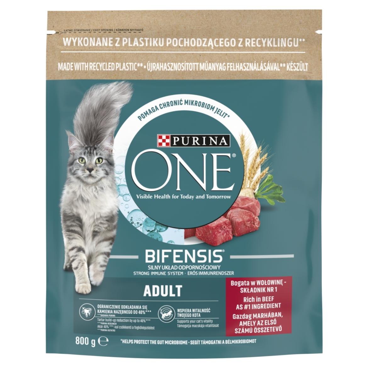 Purina One száraz macskaeledel adult marha& gabona